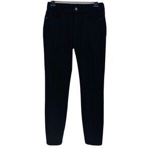 DL1961 Emma Riker Jeans Womens Sz 27 Instasculpt Black Stretch Denim Low Rise